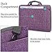 Brinch 15.6-Inch Multi-functional Suit Fabric Portable Laptop Sleeve Case Bag for Laptop, Tablet, Macbook, Notebook - Purple