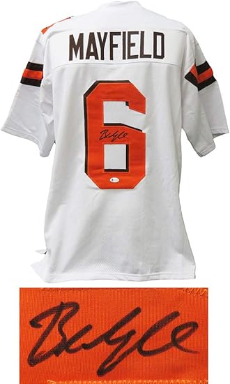 white baker mayfield jersey