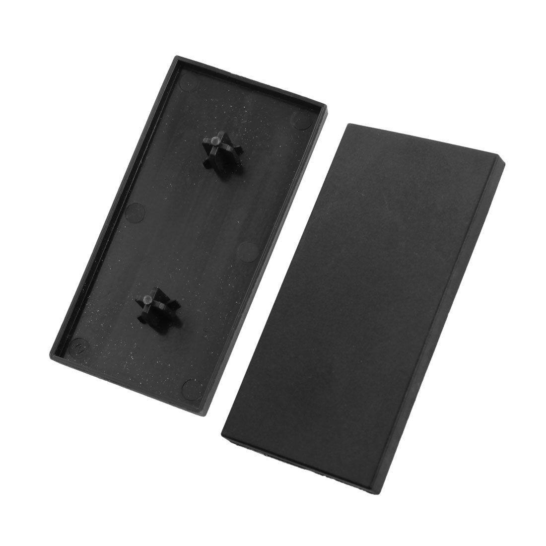 Sourcingmap 2 Pcs Black Extrusion End Cap for 80mm x 40mm T-Slot Aluminum Profile