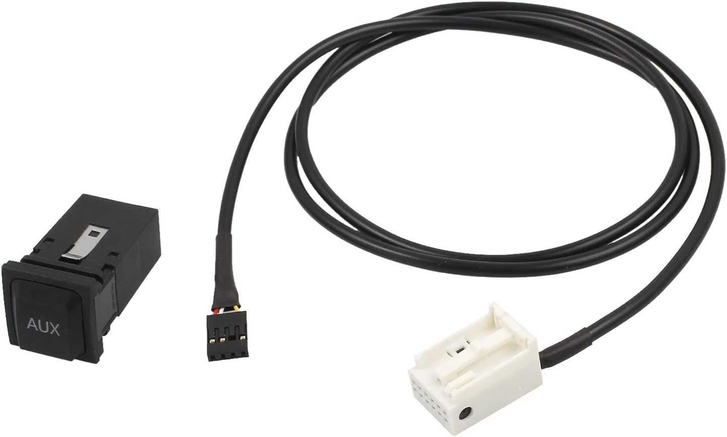 AUX IN Socket Switch Cable For VW Golf Sagitar Jetta MK5 MK6 RCD 510 310+ 300+