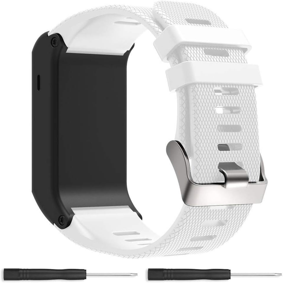 Bossblue Replacement Band for Garmin Vivoactive HR GPS Smart Watch, Silicone Replacement Fitness Bands Wristbands with Metal Clasps for Garmin vivoactive HR GPS Smart Watch
