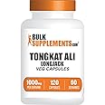 BulkSupplements.com Longjack Extract Capsules - Tongkat Ali Extract, Tongkat Ali Supplement - Vegan-Friendly, 2 Capsules per Serving, 120 Veg Capsules (Pack of 1)