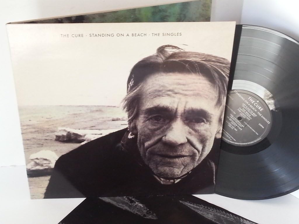 THE CURE standing on a beach the singles, gatefold, FIXH 12