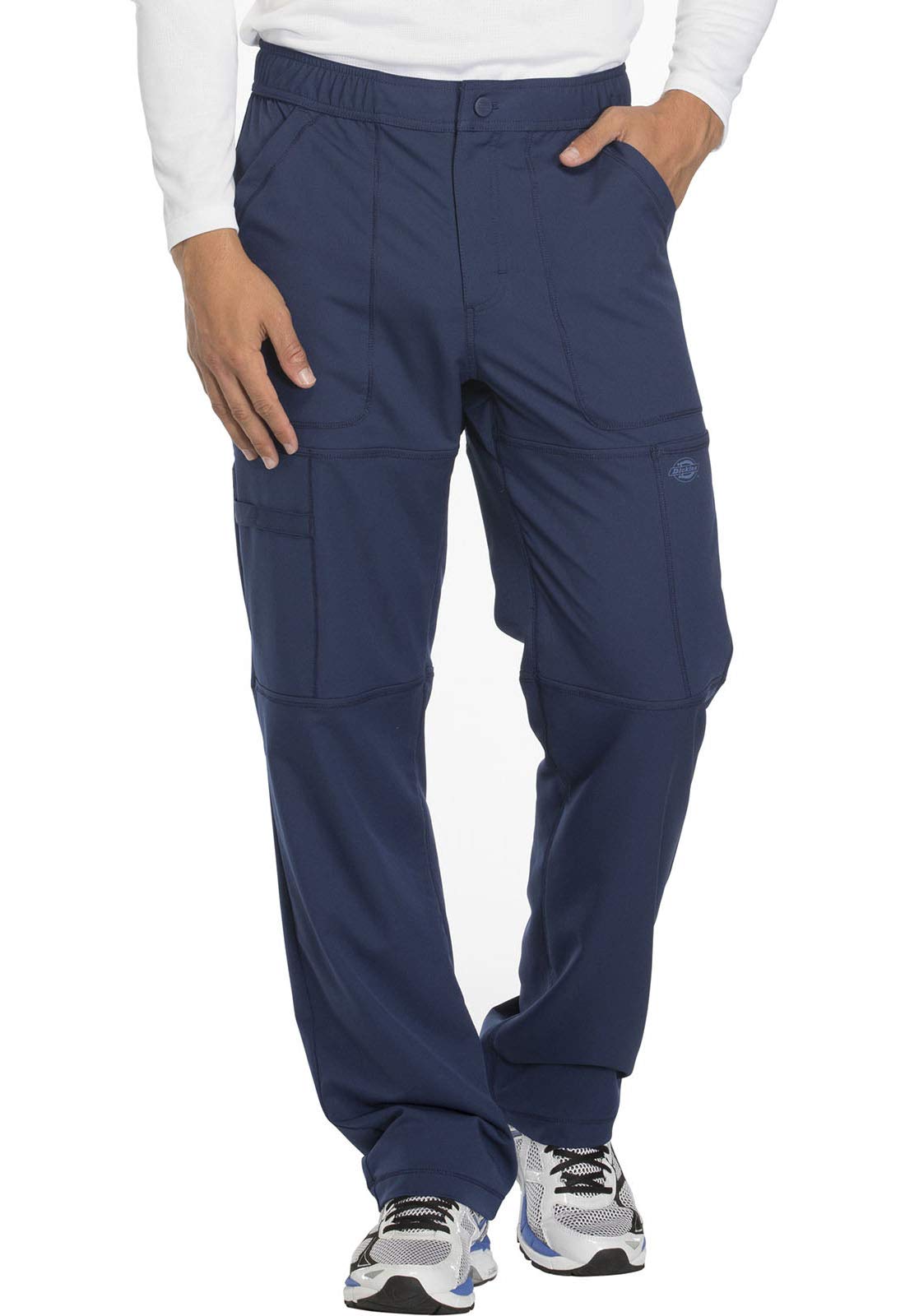 Photo 1 of Dickies Dynamix Men Scrubs Pant Zip Fly Cargo DK110S, M Short, Navy