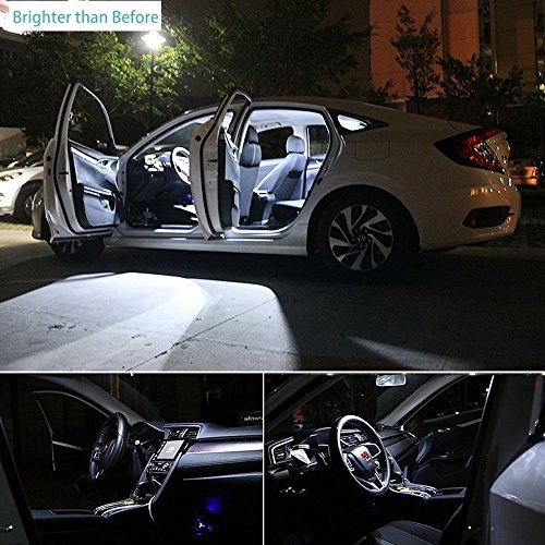 12pcs 194 LED Bulb, 168 LED Bulb, T10 LED Bulb, 2825 W5W LED Bulb, White 6000k Super Bright 3030 Chipset LED Bulbs for Interior lights, Dome Map Door Courtesy License Plate Lights - Thumbnail 4