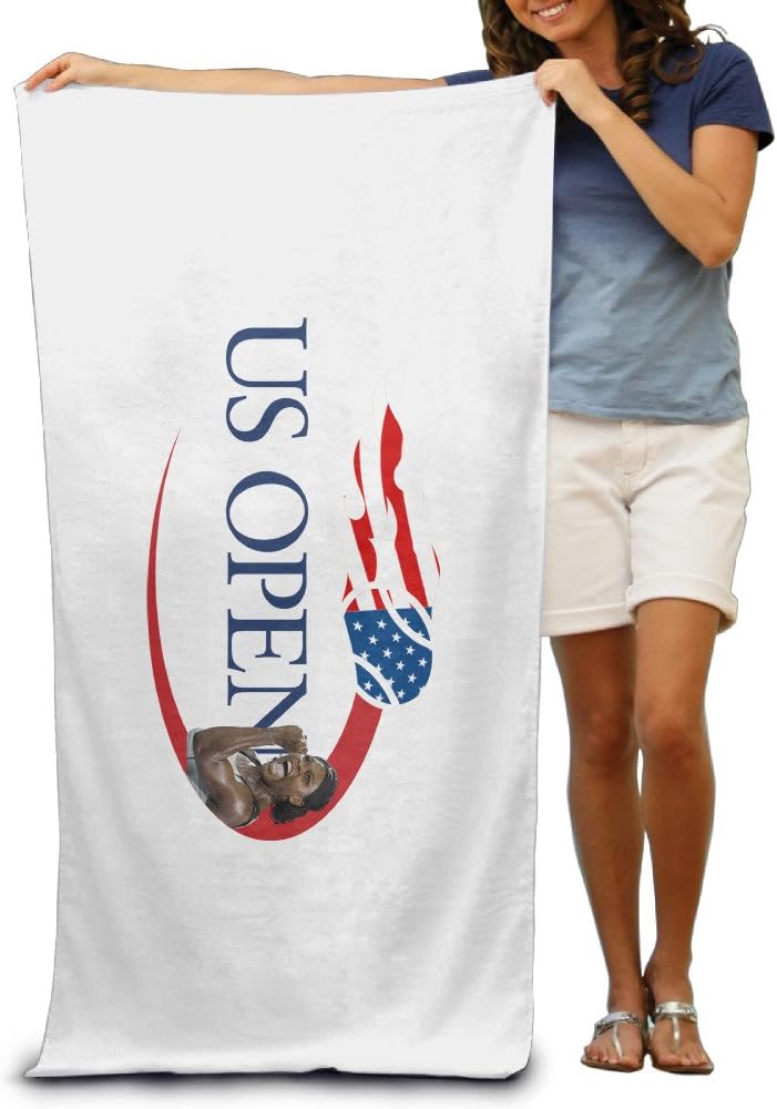 GOww 2016 US Open Tennis Serena Williams Beach Towel For Adults / 31.5'' 51.2''