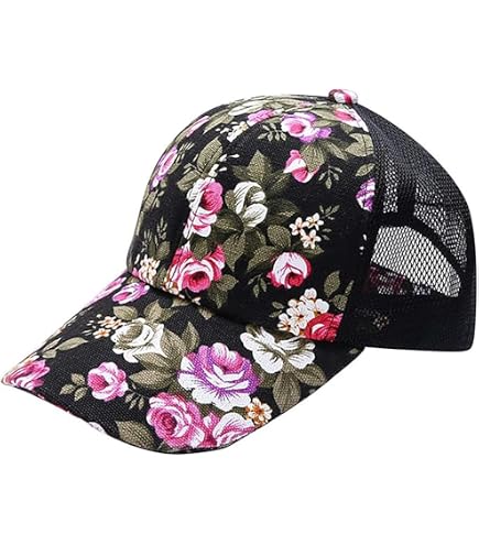 Amazon.com: Floral Trucker Hat for Men Women Adjustable  display picture 1