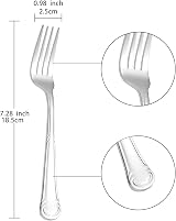 Otto Koning Anna Premium Stainless Steel Dinner Forks Set of 12 view 2