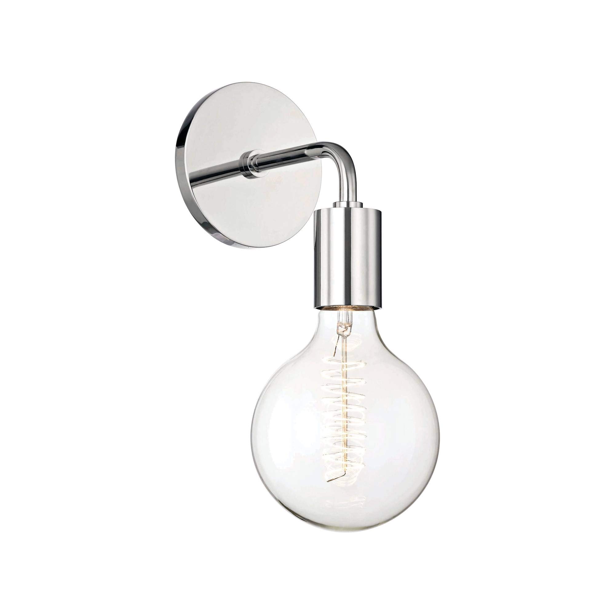 Mitzi H109101B-PN AVA Wall Sconce, Silver