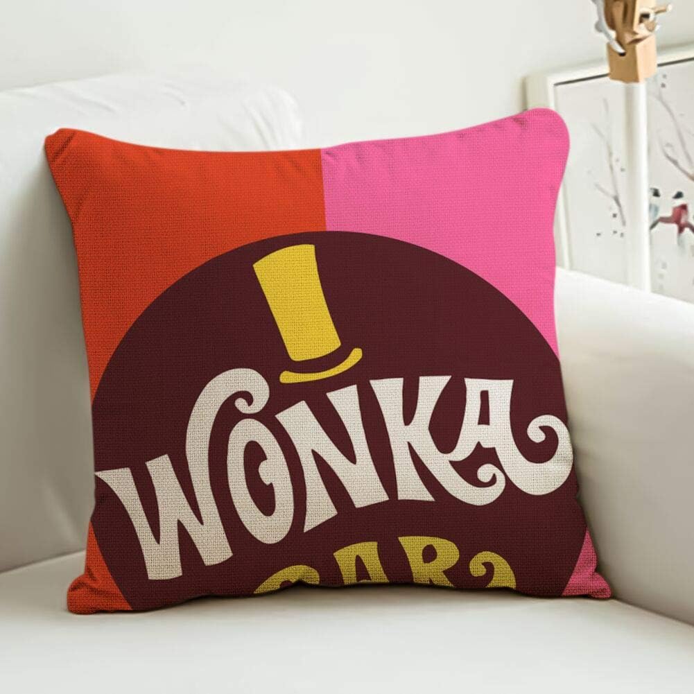 DISNEY COLLECTION Decorative Throw Pillow Decorative Throw Pillow Charlie and The Chocolate Factory 16 X 16 Inch