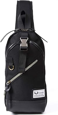 Amazon Avangly ボディバッグ ショルダーバッグ 斜めがけ メンズ レディース ブラック ブラック ボディバッグ ワンショルダー Amazon Avangly ボディバッグ ショルダーバッグ 斜めがけ メンズ レディース ブラック ブラック ボディバッグ ワンショルダー