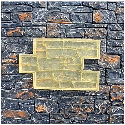 Polyurethane Mold Form Rock Stone Texturing Skin Slate Pattern