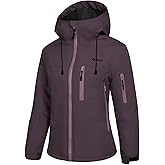 GEMYSE Women's Ski Jacket Warm Winter Snow Coat Waterproof Mountain Windbreaker Jacket for Snowboarding Hiking
