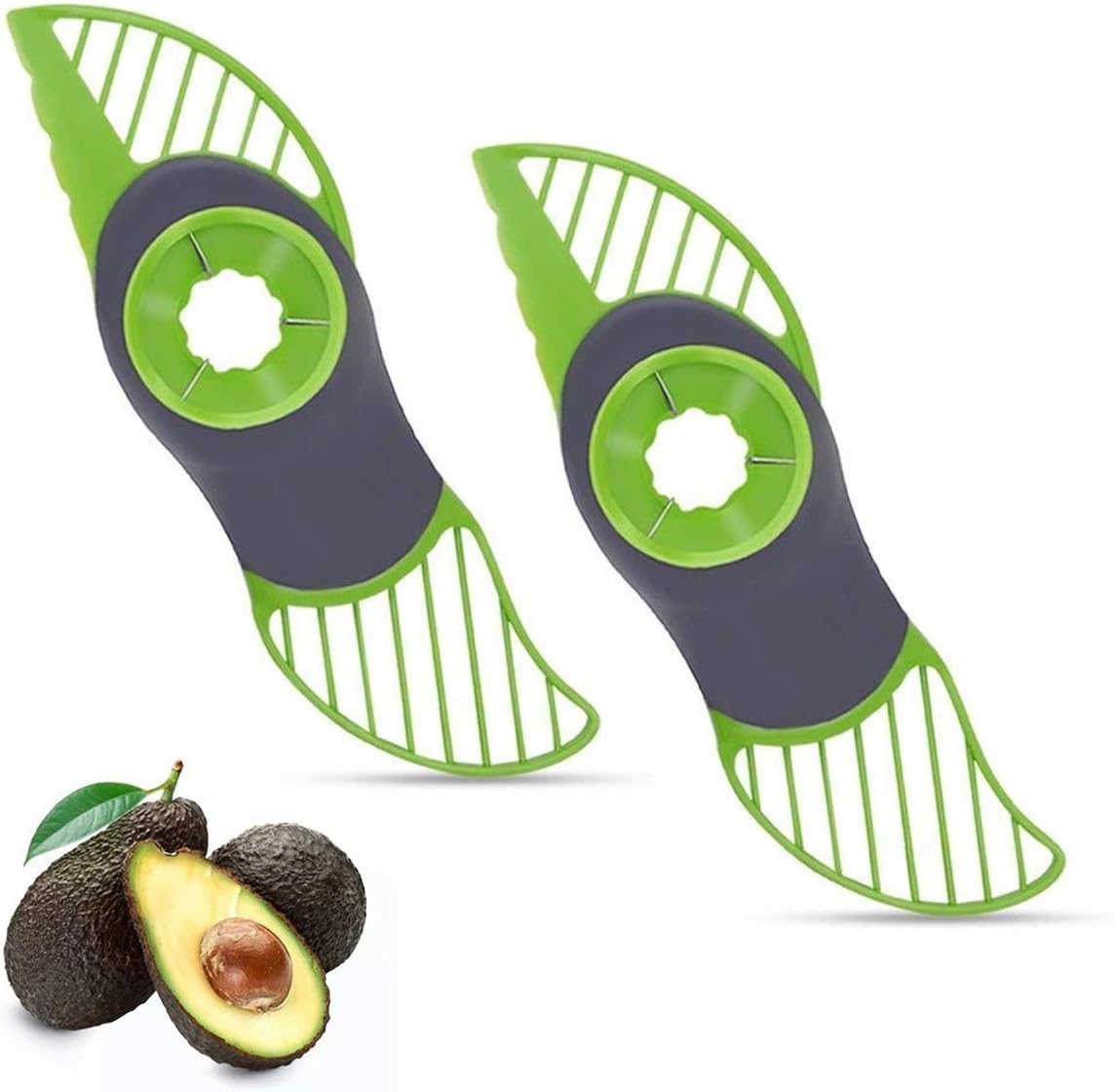 Avocado Slicer 3 In 1 Splitter/Pitter/Cutter/Skinner And Corer,Good Grips Avocado Tools - Set Of 2