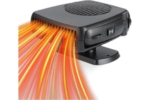 SHOWVIGOR Car Heater - 2026 New upgraded Portable Heater for Car 12V,Fast Heating Auto Defroster and Demister for Windshield,2 in 1 Heating and Cooling Fan for Car/Truck/SUV