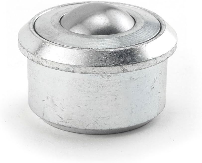 Hudson Bearings HDBTM-1-3/16 Drop-in Heavy Duty Ball Transfer with Metal Cap, Carbon Steel, 1-3/16" Diameter, 750 lbs Load Capacity (Case of 4)