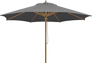 Schneider-Schirme Schneider Malaga, anthrazit, ca. 300 cm, 8-teilig, rund Sonnenschirm