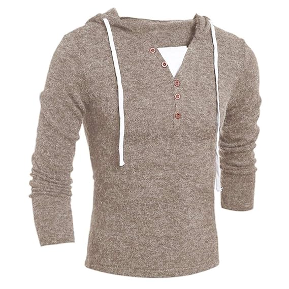 IMJONO Herren Herbst Winter Mode Kapuzenpullover Top Bluse (,)