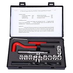 17 Pcs M12x1.5 Thread Repair Insert Kit,Thread