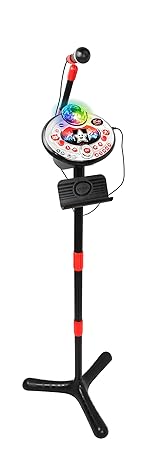 Vtech 80-165874 Kidi Super Star Lightshow Black Karaoke Karaokemaschine, Mehrfarbig