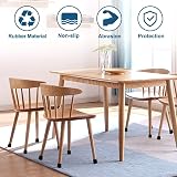 Sopito 16pcs Rubber Chair Leg Caps for 25-26mm Legs Scratch Proof Quiet Floor view 5