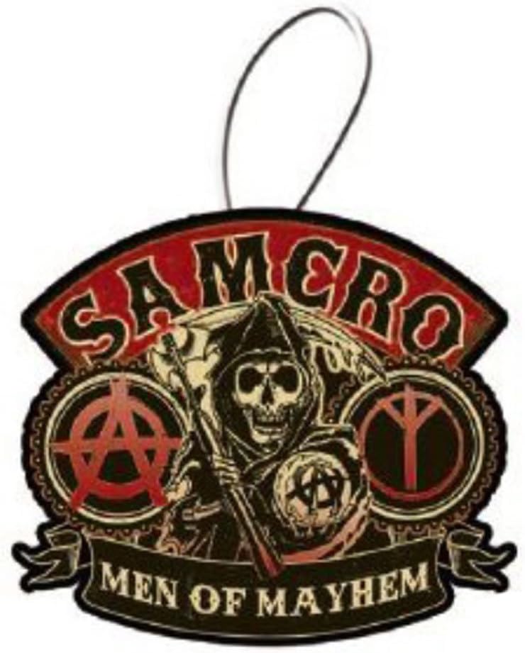 amazon com sons of anarchy samcro logo air freshener automotive sons of anarchy samcro logo air freshener