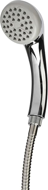 Croydex Shower Head and Hose Mixer Set with Riser Rail Chrome 1.5m view 3