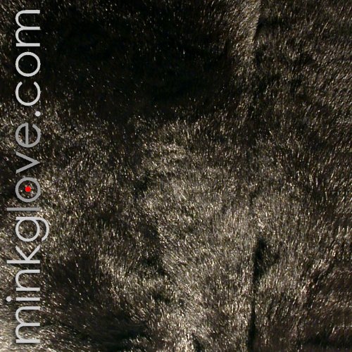 MinkgLove Black Rex Rabbit Fur Underwear Boxer Shorts Satin Lined