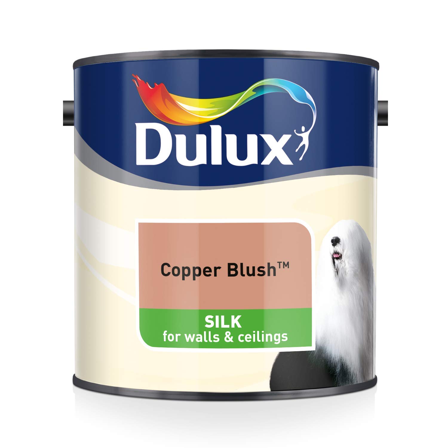 Dulux Silk Emulsion Paint For Walls And Ceilings - Copper Blush 2.5 Litres (Pack of 1)