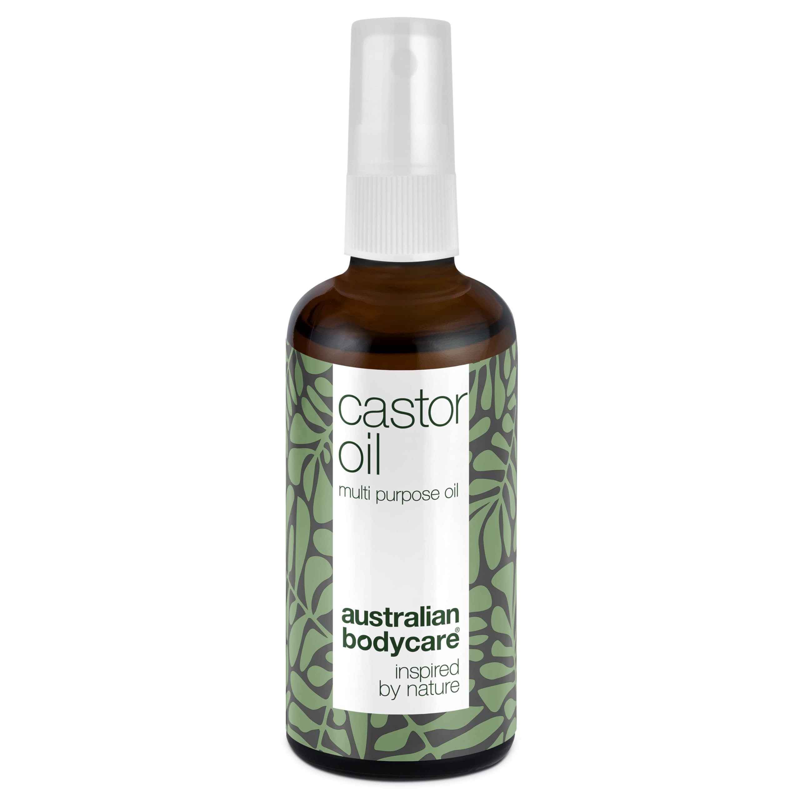 Castor Oil (100 ml) with Tea Tree Oil | Organic Multi Oil for Growth of Eyelashes, Eyebrows & Hair. Skin Moisturizer Against Dry Skin on Body & Scalp. for Dry and Brittle Hair