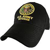Eagle Crest U.S. Army Veteran cap , Black , Adjustable