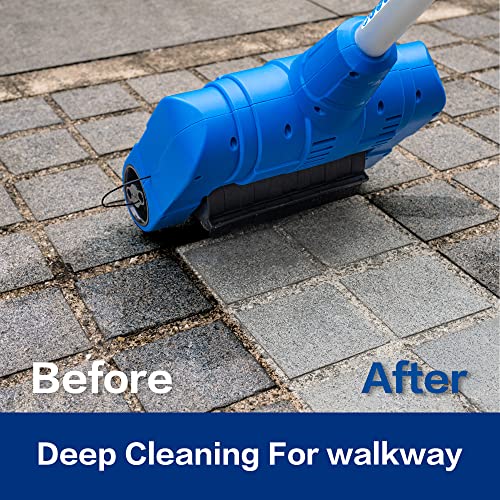 SICENXTOOLS Electric Grout Cleaner Machine, Stand Up CLeans Crevice and