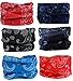 KALILY Headwear Head Wrap Sport Headband Sweatband - 6PCS Paisley Patterns Magic Scarf for Camping, Running, Cycling, Fishing etc