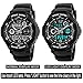 Kid Watch Multi Function Digital LED Sport 50M Waterproof Electronic Analog Quartz Watches for Boy Girl Children Gift White