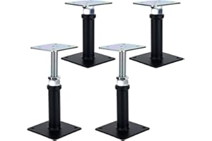 YMSZGBZG 4-Pack Adjustment Floor Jack Post Floor Jack Lift Supports 6-9 Inch Adjustable House Jack,Adjust Supports,Lift Supports,Mini Screw Jack, Floor Straightener,Level Supports