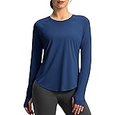 Soothfeel Women's UPF 50+ UV Protection Lightweight Quick Dry Long Sleeve Workout Shirt