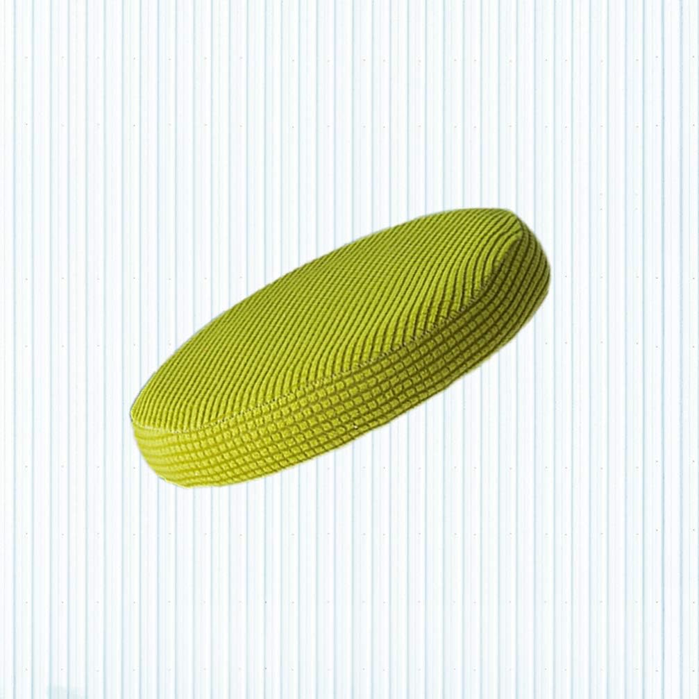 Breathable Round Bar Stool Cover Elastic Padding Cushion Protectors(Yellow), Picture 6, 38*38 cm - Image 3