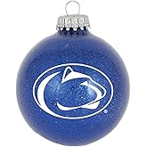 RFSJ Penn State Nittany Lions Blown Glass Sparkle Ornament, Blue