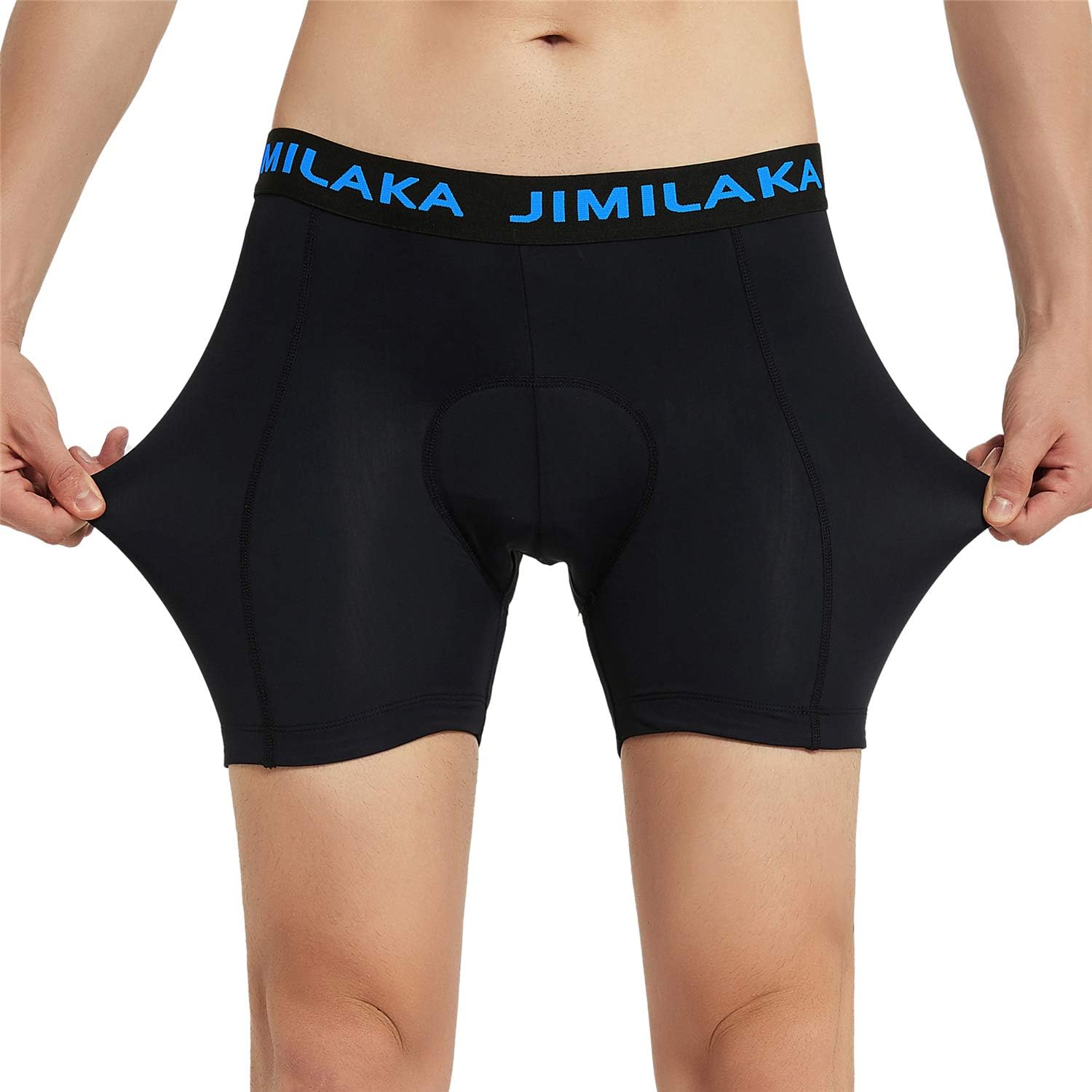 Jimilaka Men's Cycling Underwear Shorts 3D Padded Bike Bicycle MTB Liner Riding Shorts: Clothing
