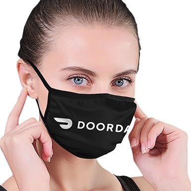 Reusable Doordash Face Mouth Mask Washable Face Cover Balaclave Unisex Mouth Guard Black At Amazon Men S Clothing Store