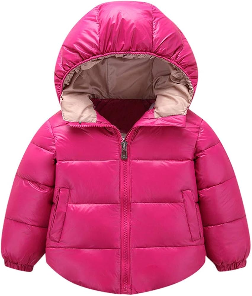 hot pink down jacket
