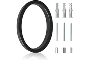 BRIOUT 6" Floating House Numbers for Outside, Metal Modern Anti-Rust House Address Numbers with Nail Kits for Mailbox Yard Home Front Door, Zinc Alloy Black, 911 Visibility Signage(0)