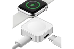 Lovandare Magnetic Charger Adapter for Apple Watch Reuse USB C or iPhone Power Fast Charger Cable, Metal Case Portable Travel