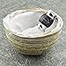 Mid Century Shaving Brush - Black Badger Hair - Metal and Faux Horn (Acrylic) For a Premium Wet Shave Experience (Black)