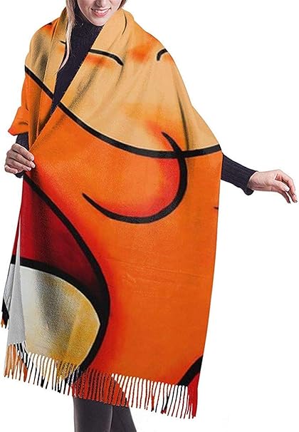 Xianjing6 Women Pashmina Wrap Scarf Dance Of Fire Women Soft Cashmere Scarf Large Pashminas Shawl Blanket 77 X 27 Amazon De Bekleidung amazon de