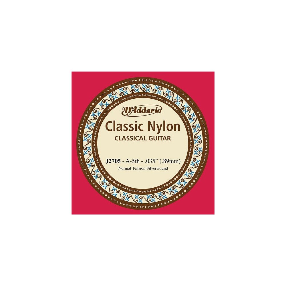 D'Addario J2705 Single String Classic Nylon, A-5th