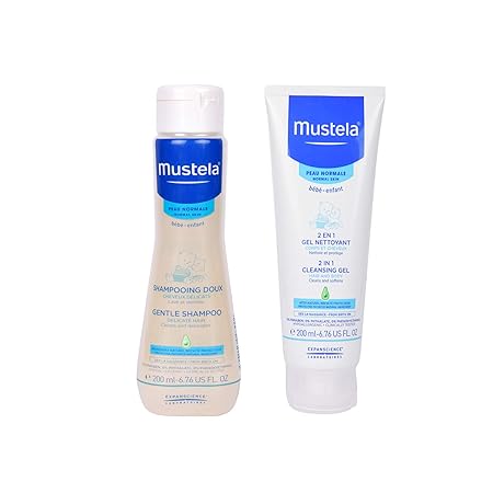 mustela 2 in 1 cleansing gel