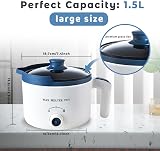 Ksedcon Electric Wax Melter 1.5L UK Plug Double Boiler With Lid Pouring Spout view 2