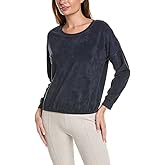 Barefoot Dreams CozyTerry Dolman Pullover, Women’s Pullover, Great for Gym, Super Soft Sweater