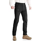 Flyplus Men's Tactical Cargo Work Pants Water Resistant Stretch Lightweight Outdoor EDC Travel Hiking Pants with 8 Pockets